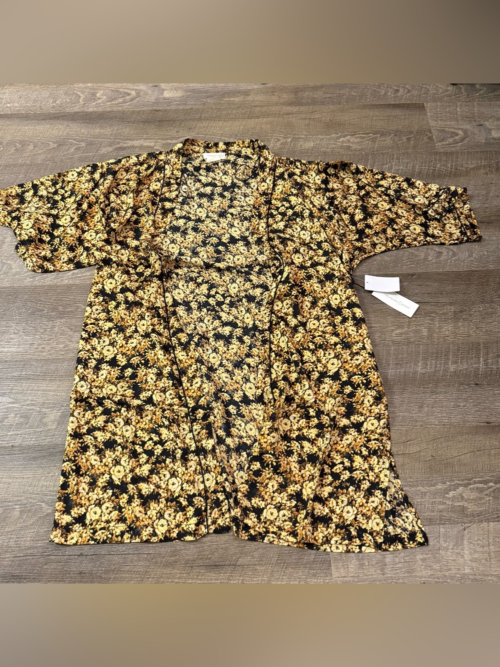 Treasure & Bond Floral Kimono Cardigan